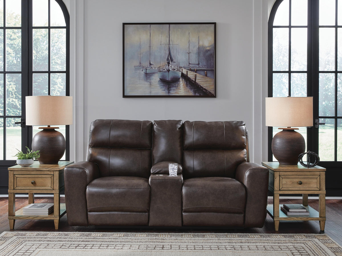 Crossplex Power Reclining Loveseat with Console - PCU6450618