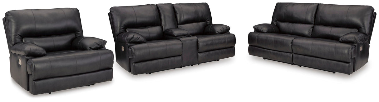 Mountainous Power Reclining Sofa, Loveseat and Recliner - U65801U2