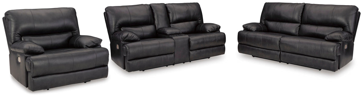 Mountainous Power Reclining Sofa, Loveseat and Recliner - U65801U2