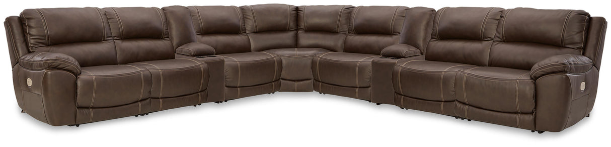 Dunleith 9-Piece Power Reclining Sectional - U71604S10