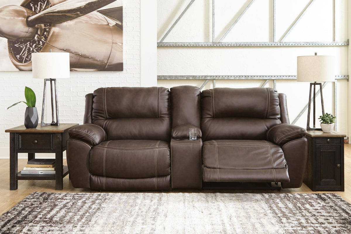 Dunleith 3-Piece Power Reclining Loveseat with Console - U71604S4