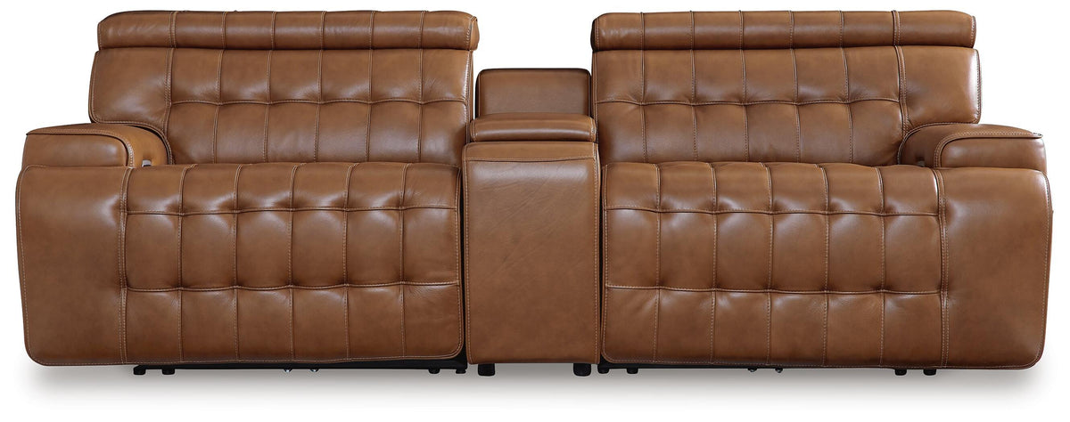 Temmpton 3-Piece Power Reclining Sectional Loveseat with Console - U92708S2
