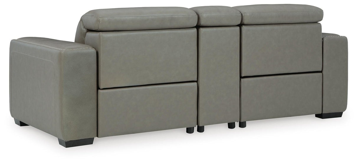 Correze 3-Piece Power Reclining Sectional Loveseat - U94202S3