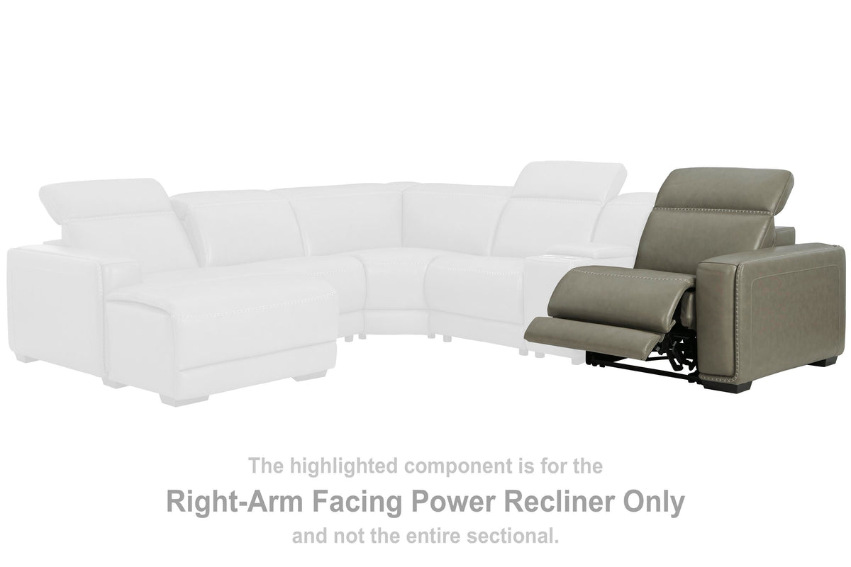 Correze Right-Arm Facing Power Recliner - U9420262