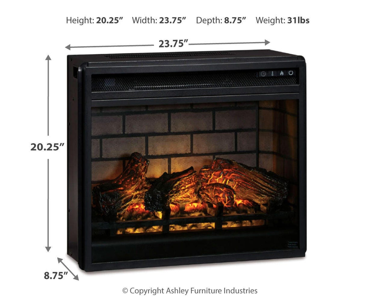 Entertainment Accessories Electric Infrared Fireplace Insert - W100-101