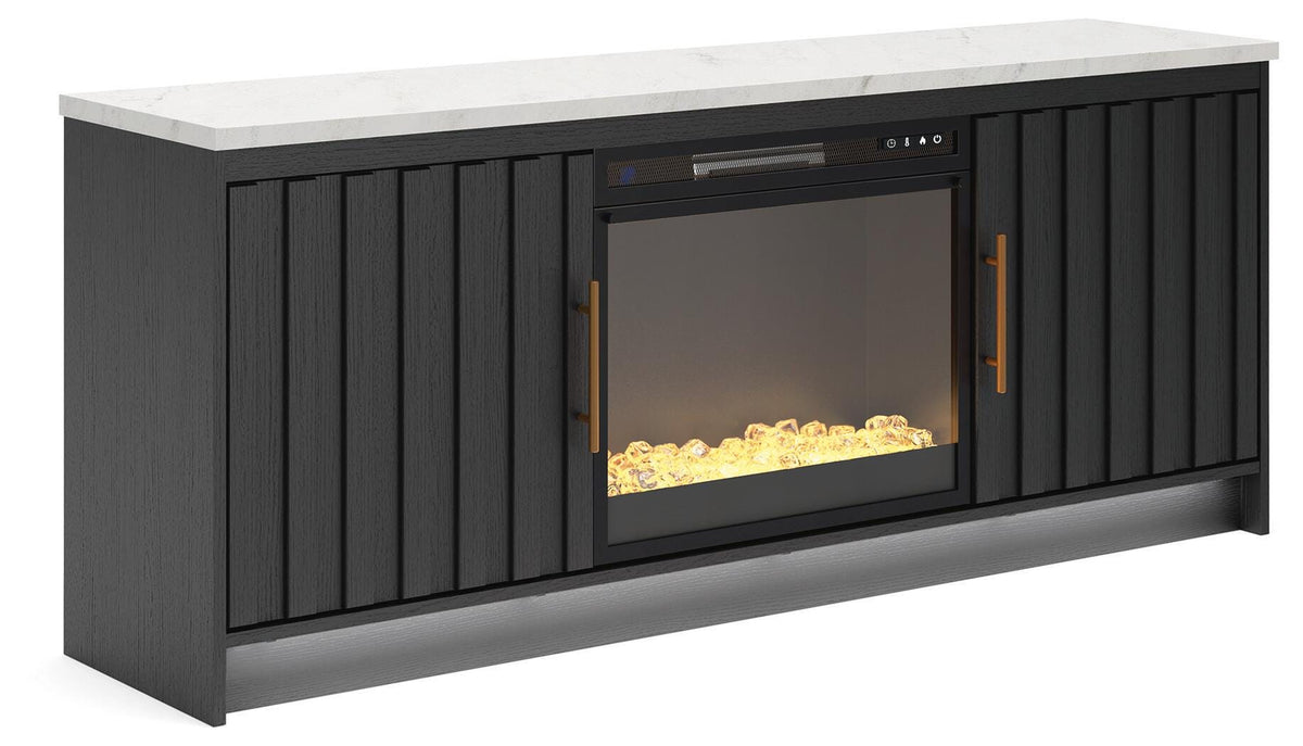 Cadmori 63" TV Stand with Electric Fireplace - W2616W1