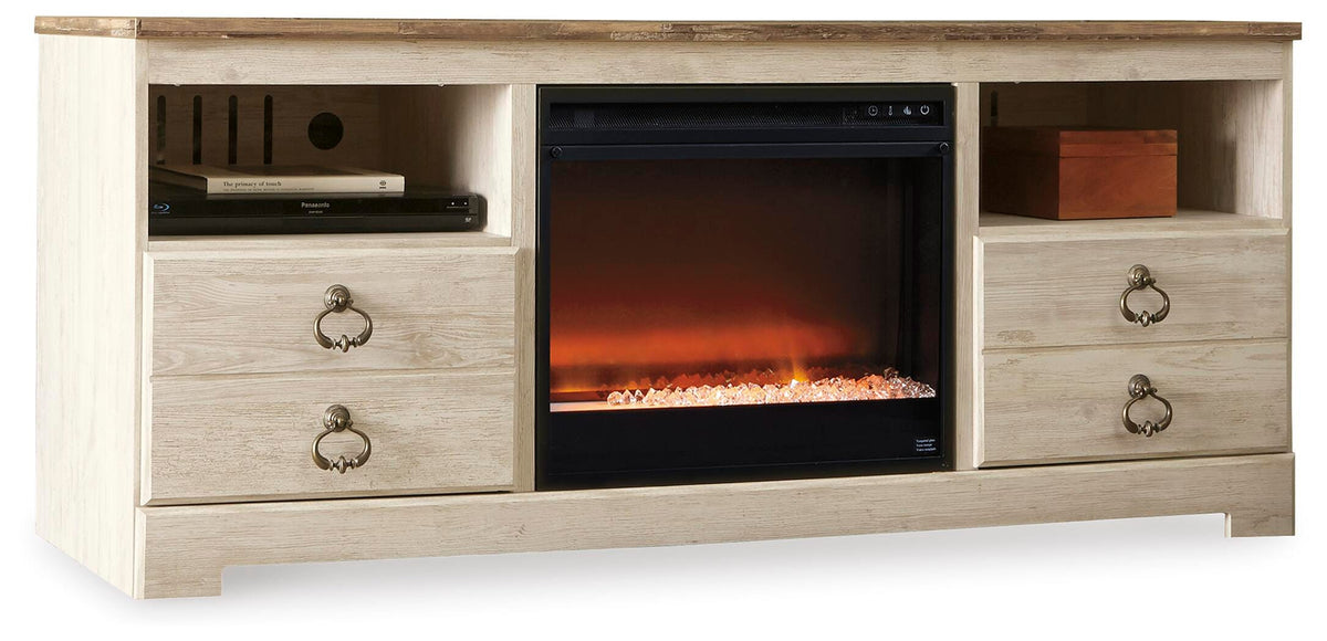 Willowton 64" TV Stand with Electric Fireplace - W267W10
