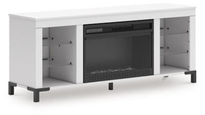 Brollevi 60" TV Stand with Electric Fireplace - W2722-168