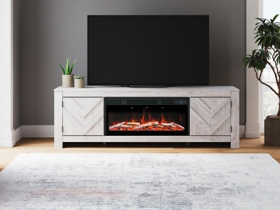 Cayboni 71" TV Stand with Electric Fireplace - W3788W1