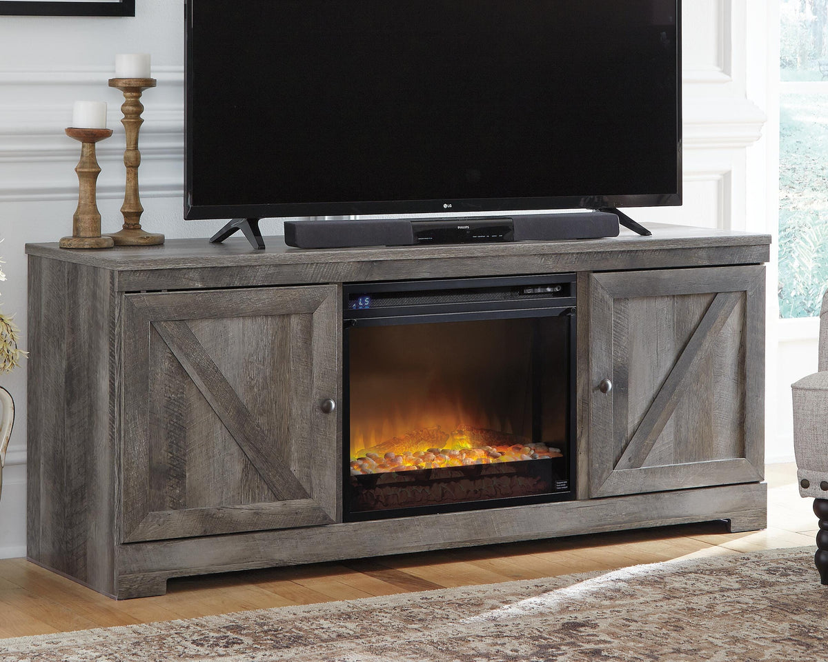Wynnlow 63" TV Stand with Electric Fireplace - W440W4