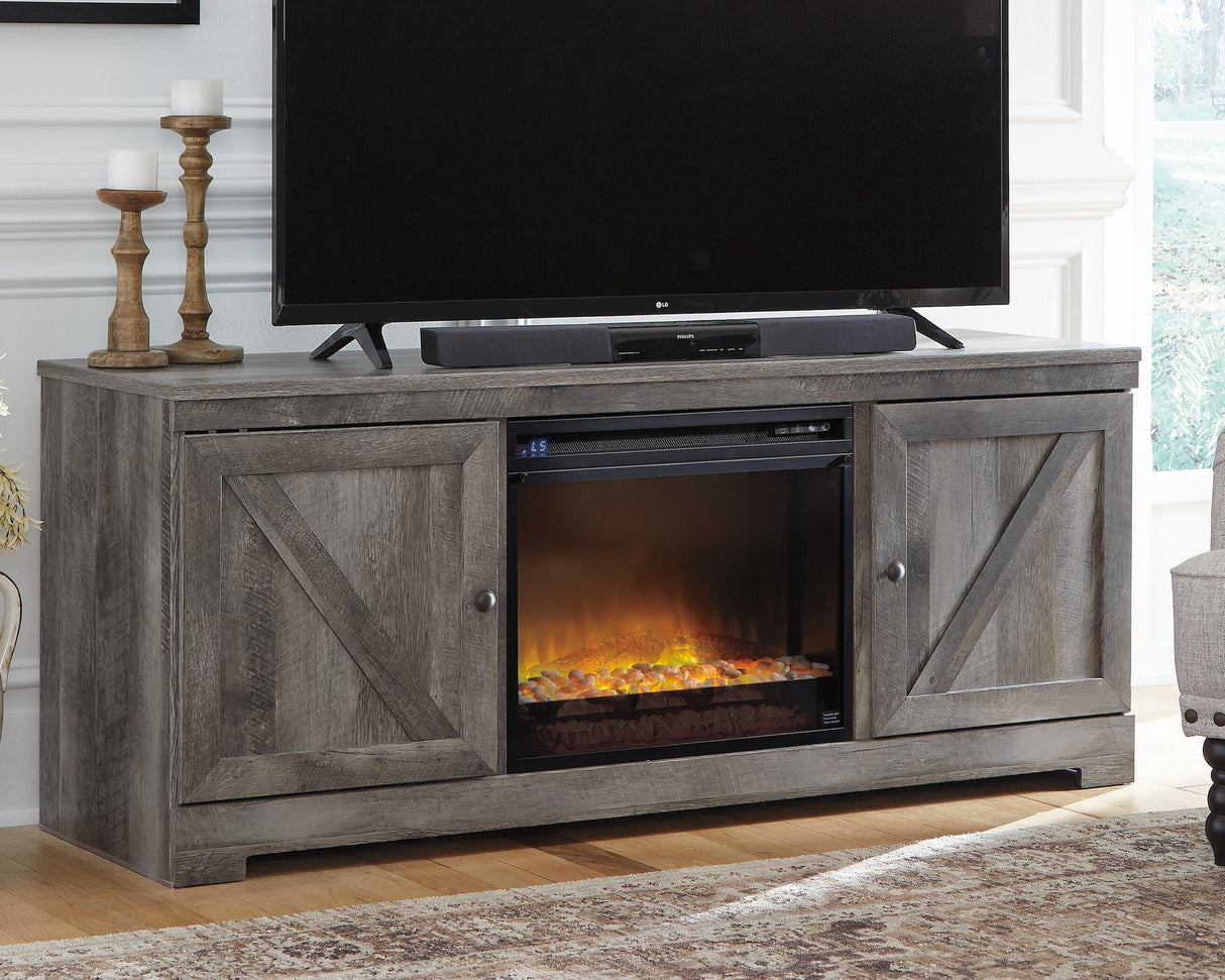 Wynnlow 63" TV Stand with Electric Fireplace - W440W4