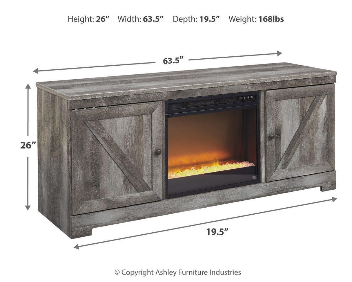 Wynnlow 63" TV Stand with Electric Fireplace - W440W4