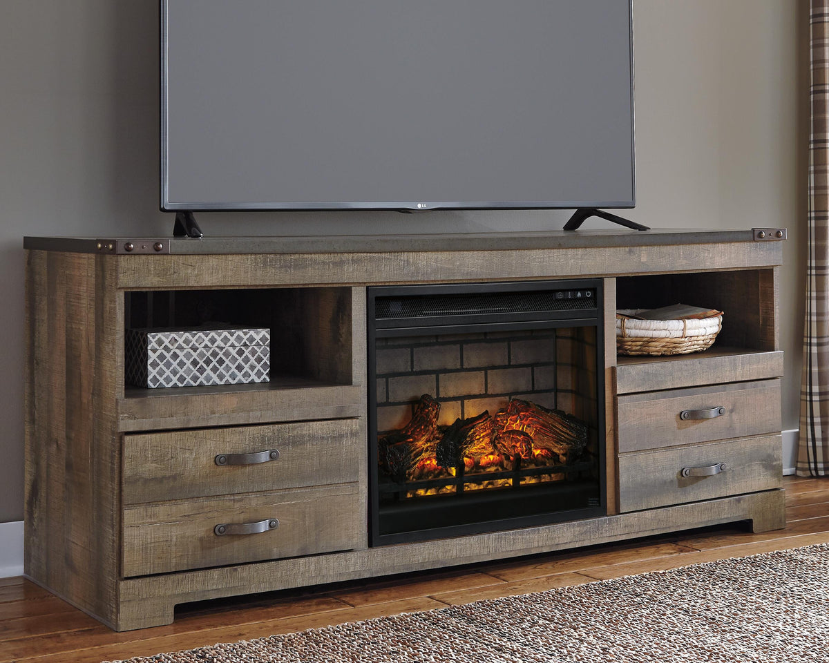 Trinell 63" TV Stand with Electric Fireplace - W446W9