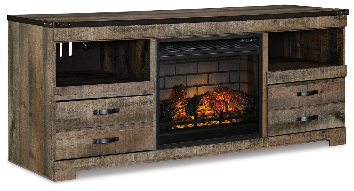 Trinell 63" TV Stand with Electric Fireplace - W446W9