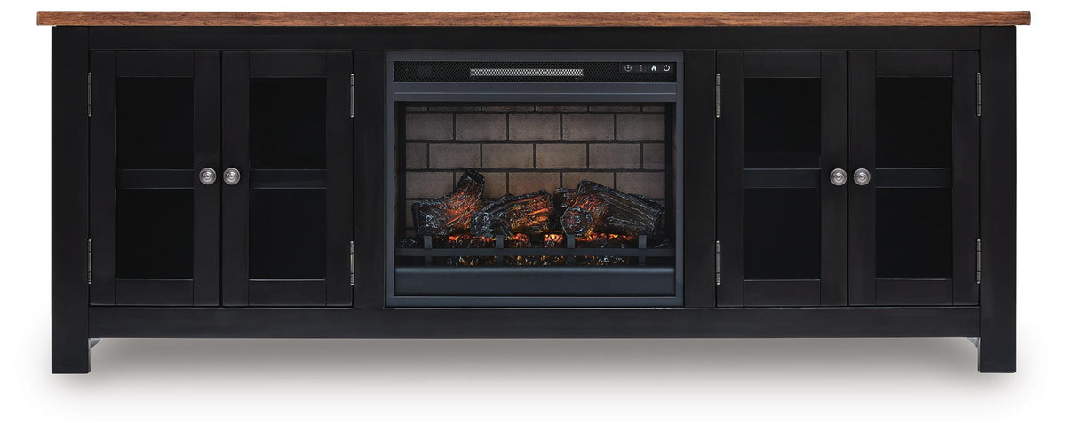 Wildenauer 76" TV Stand with Electric Fireplace - W664W1