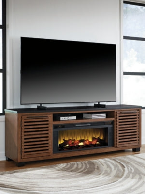 Kallari 84" TV Stand with Electric Fireplace - W737W1