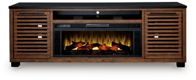 Kallari 84" TV Stand with Electric Fireplace - W737W1