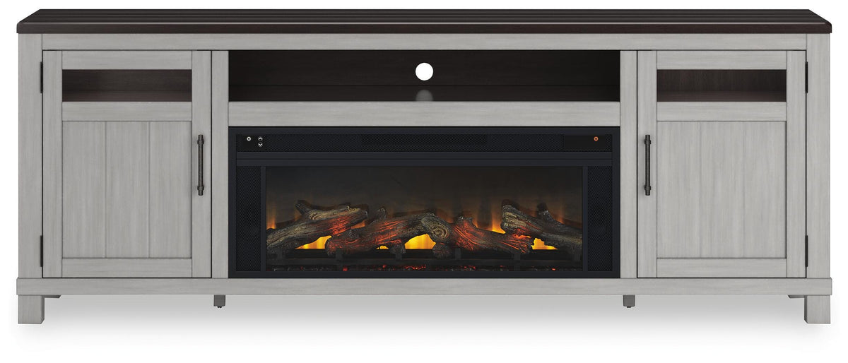 Darborn 88" TV Stand with Electric Fireplace - W796W1