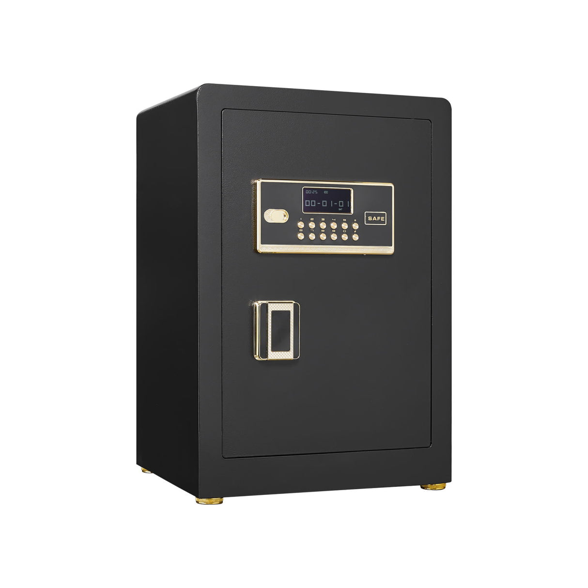 Security Electronic Home Safe With Digital Lock, Removable Shelf, Mute Function, Interior For Documents, Cash, Jewelry