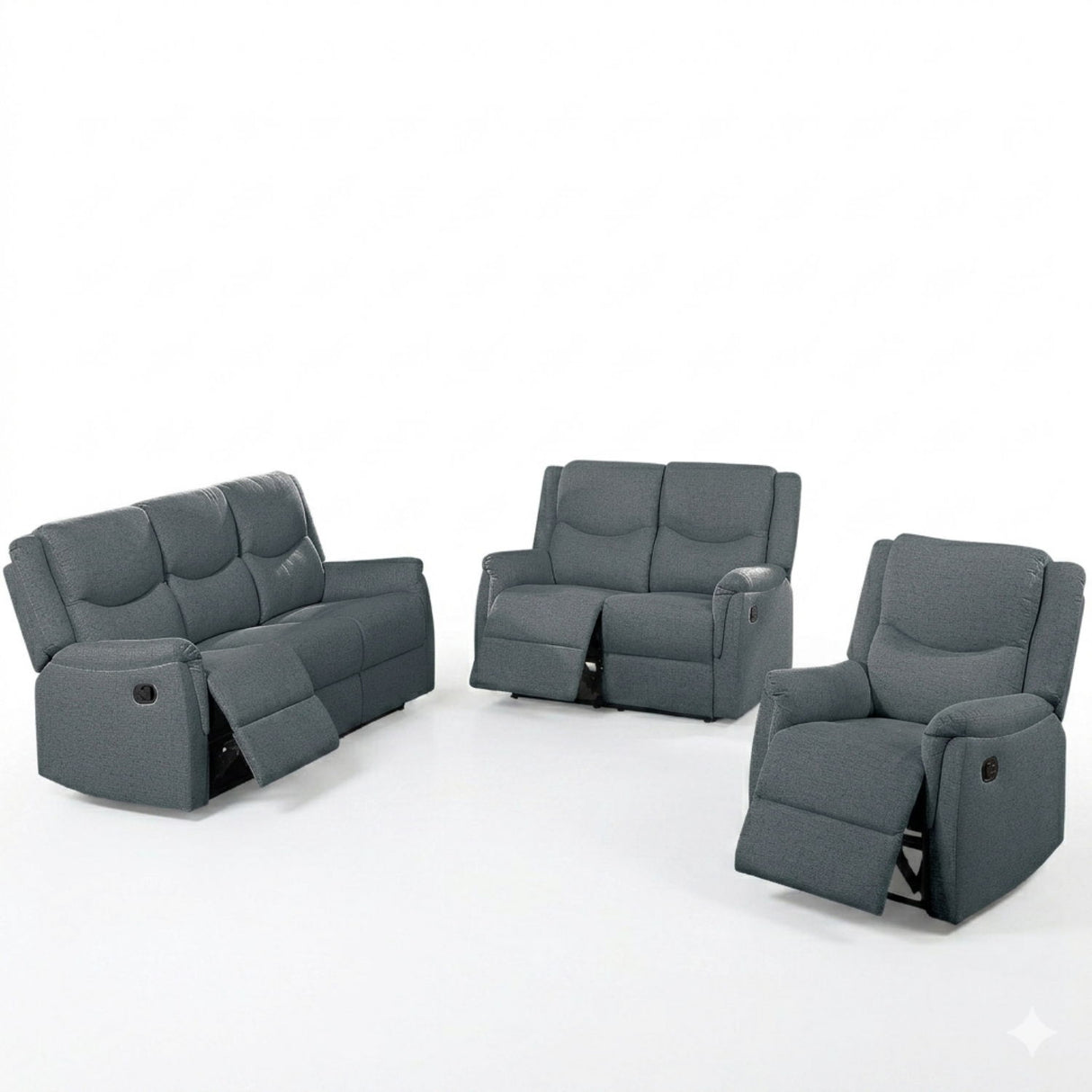 Modern Style Living Room Set, Manual Motion