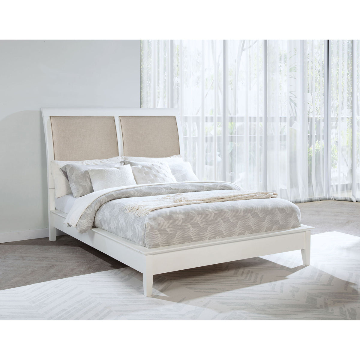 Talia - Upholstered Panel Bed