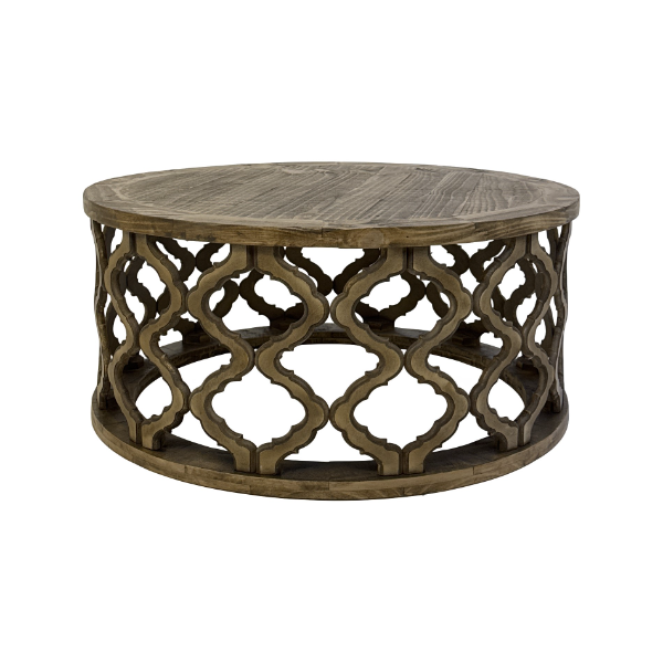 VO BROCADE SANDSTONE COFFEE TABLE - BROS