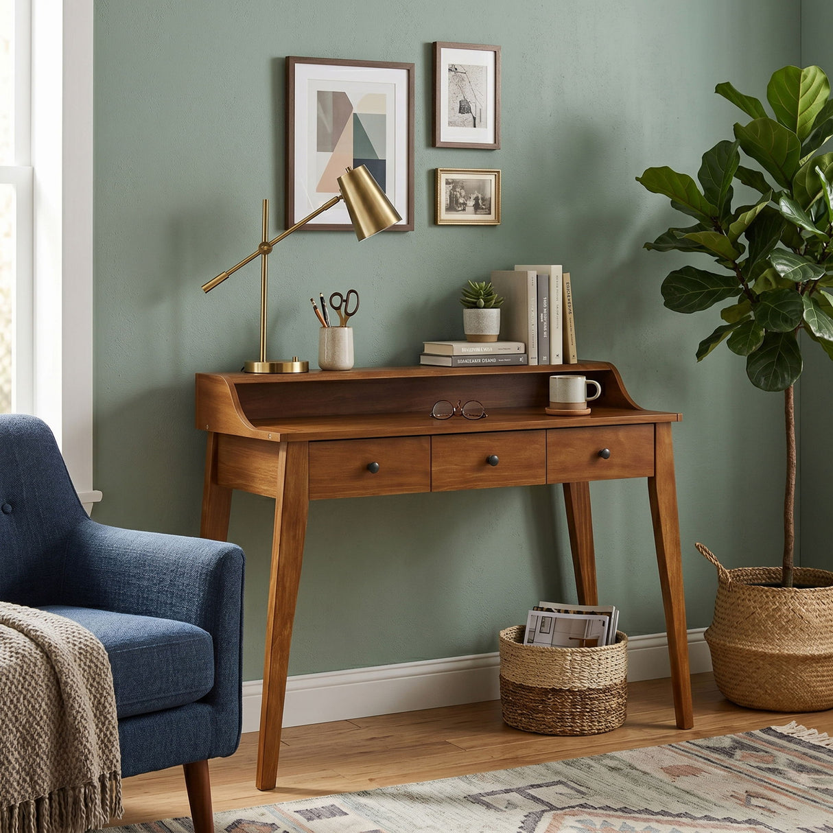 Modern Console Table With Drawers