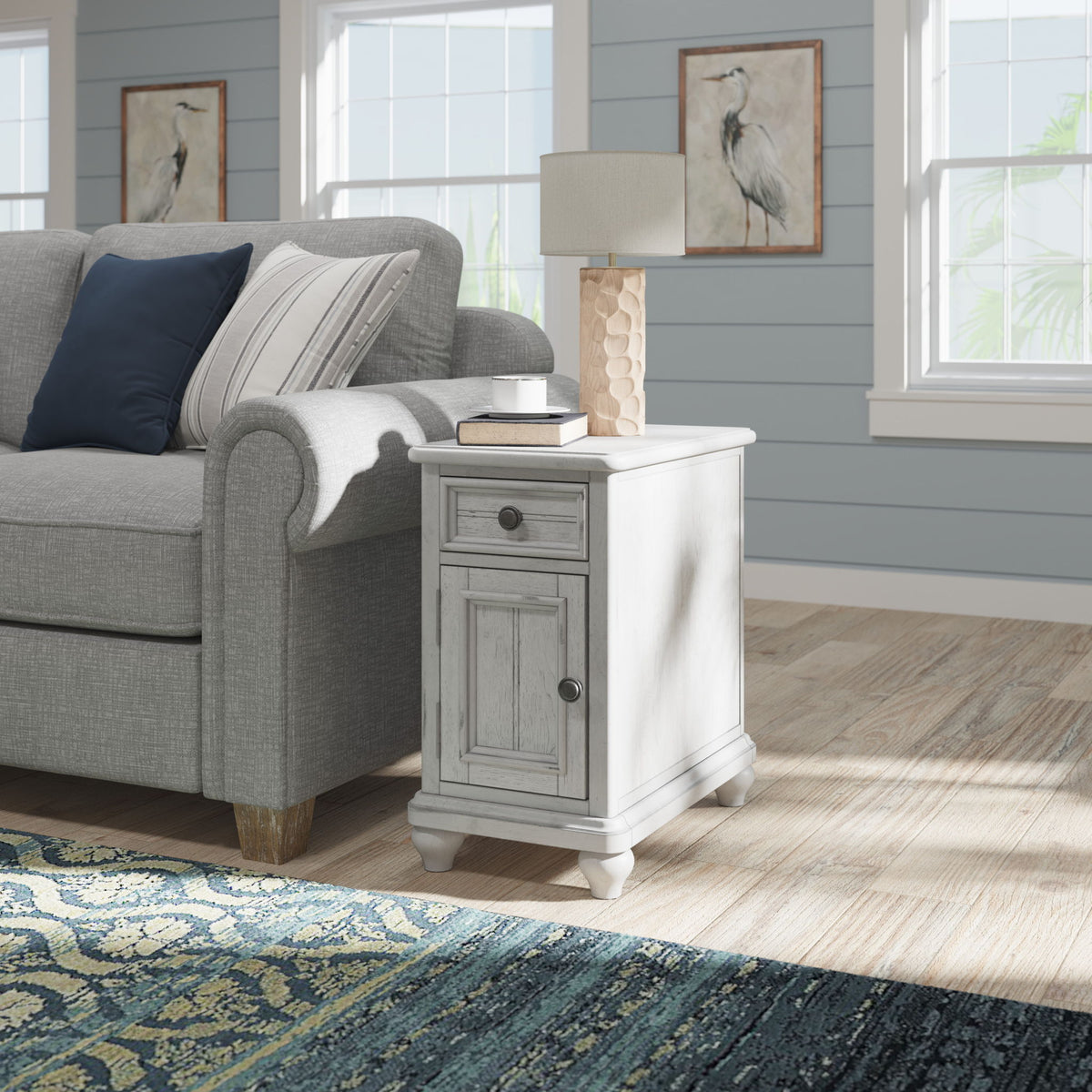 Chairside Table - Gray