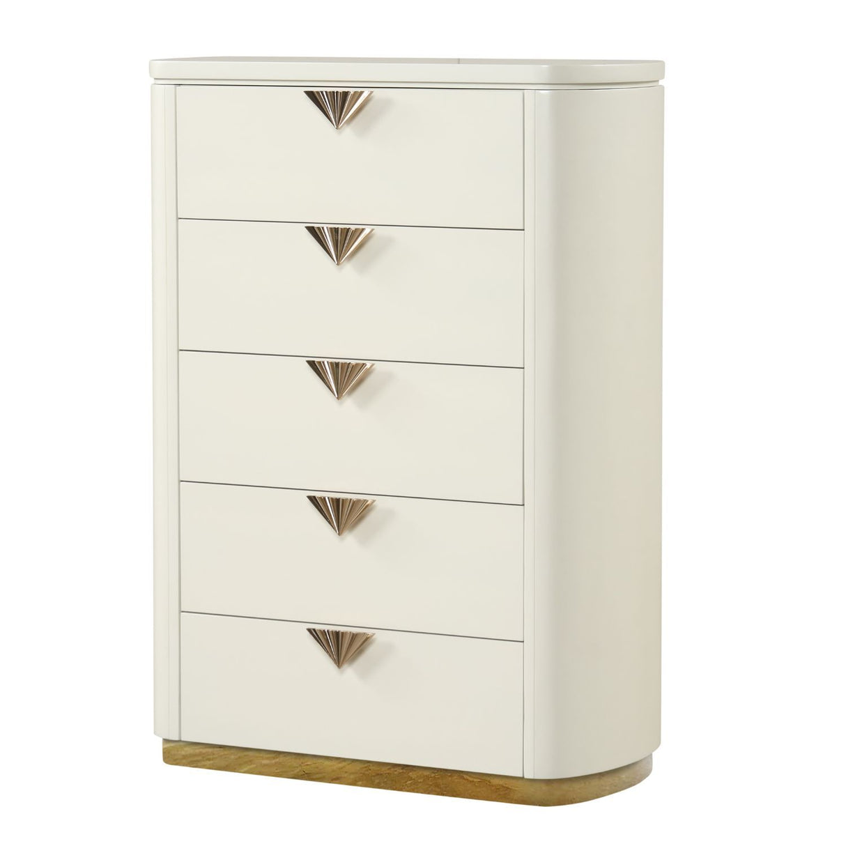 La Pierre - 5 Drawer Chest - Beige
