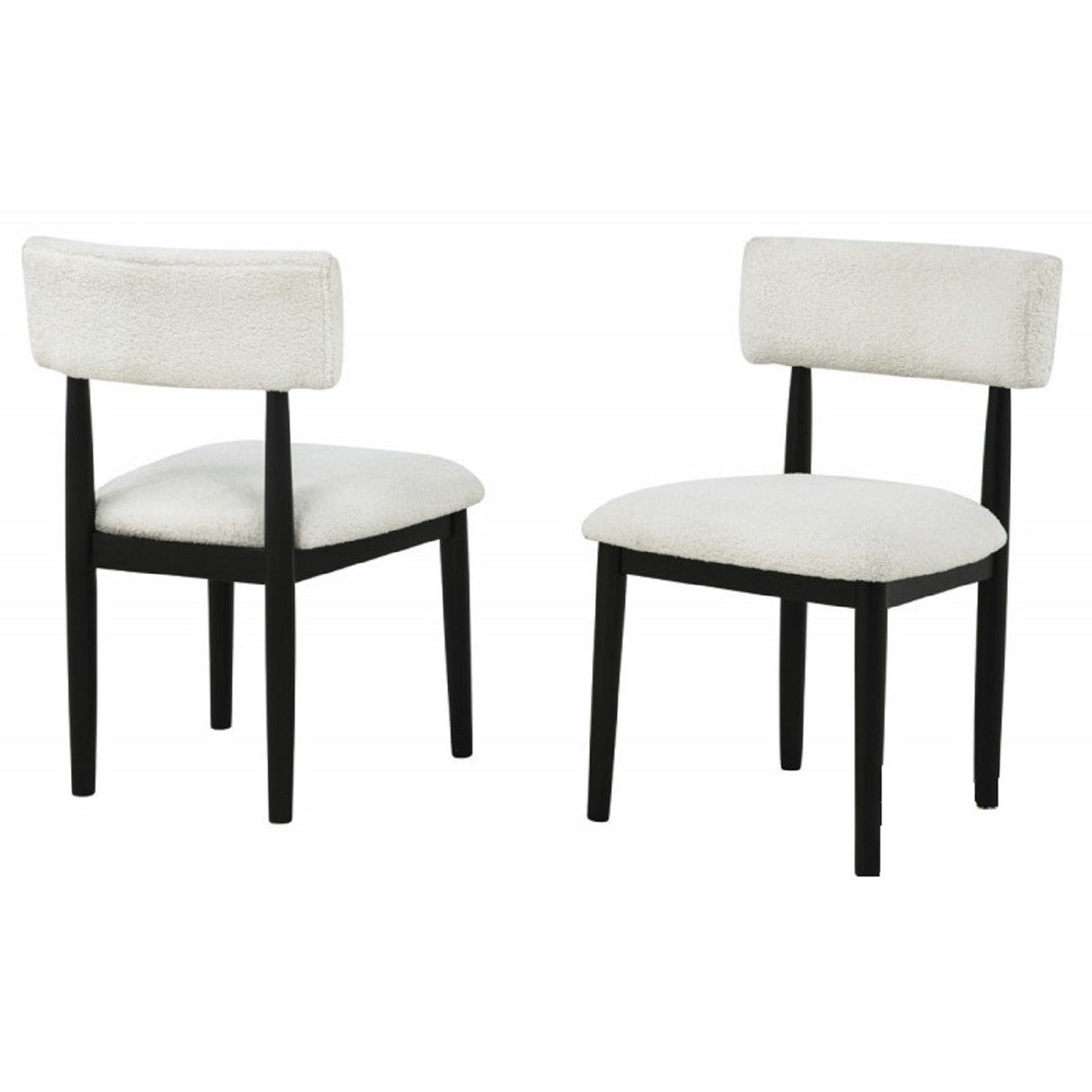 Contemporary Upholstered Dining Chairs (Set of 2)