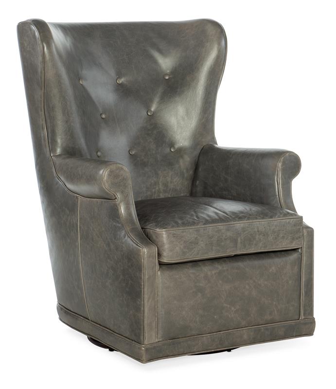 Mai Wing Swivel Club Chair - CC536-SW-091