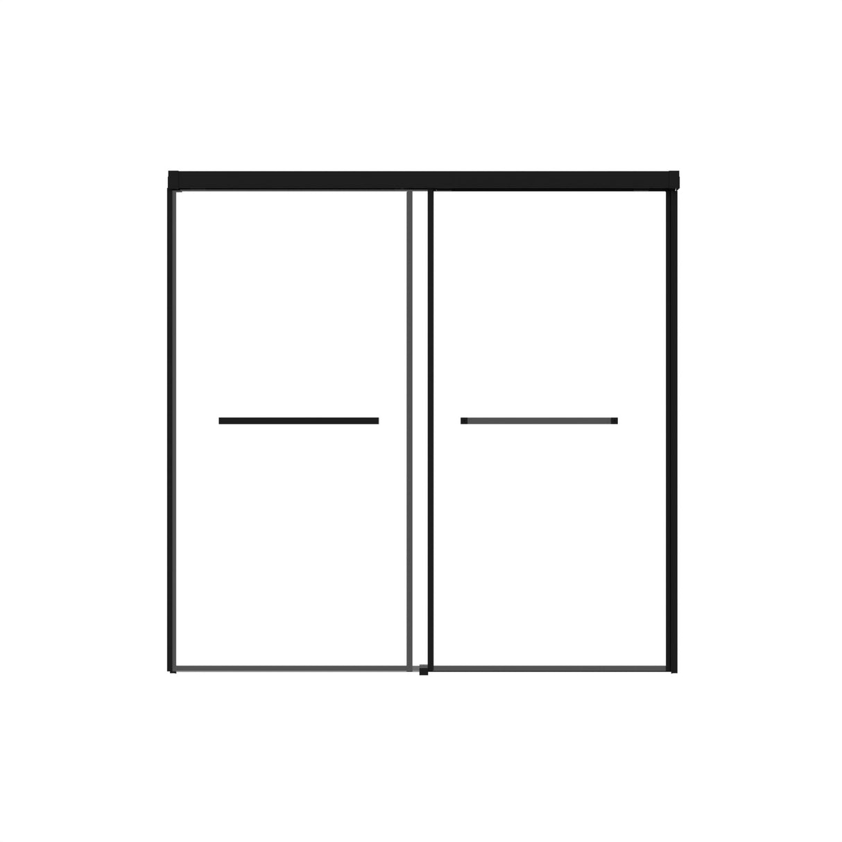 Semi-Frameless Double Sliding Shower Door