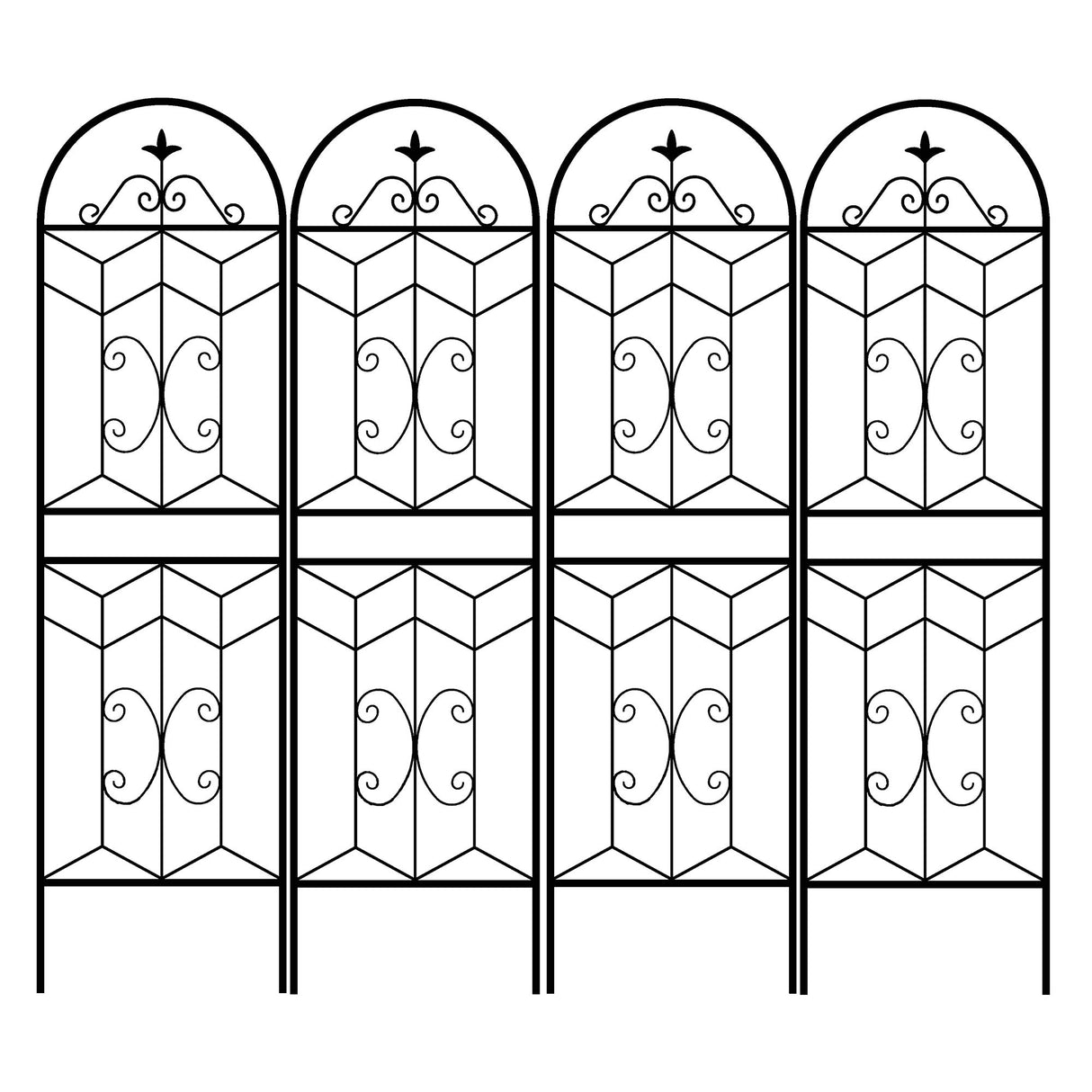 Garden Trellis, Rustproof Support For Climbing Plants
