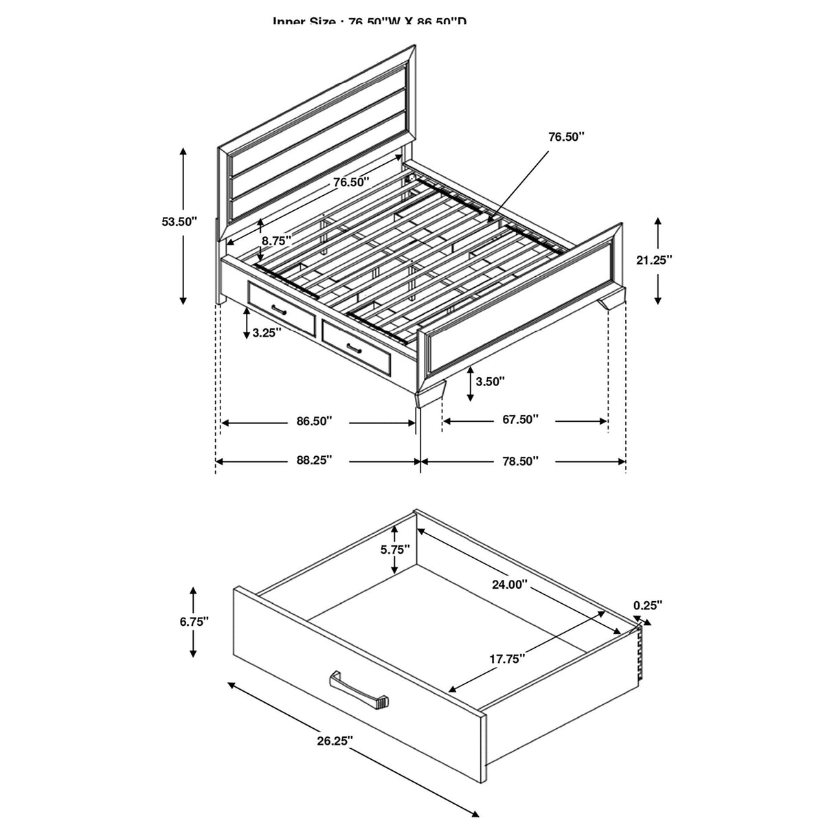 Copper - Bedroom Set