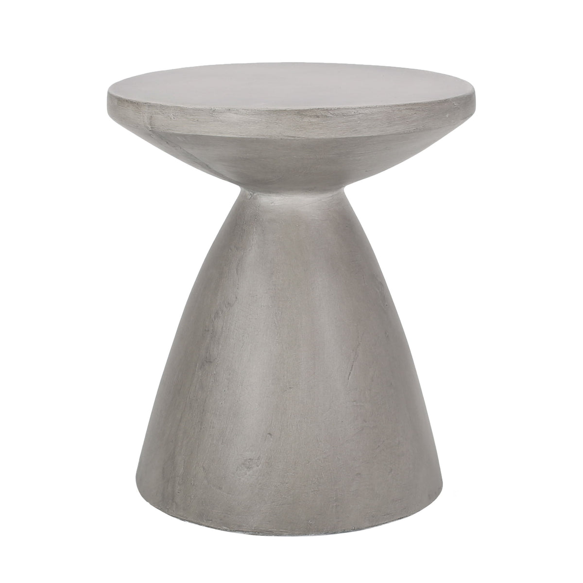 Outdoor Lightweight, Concrete Side Table - Light Gray