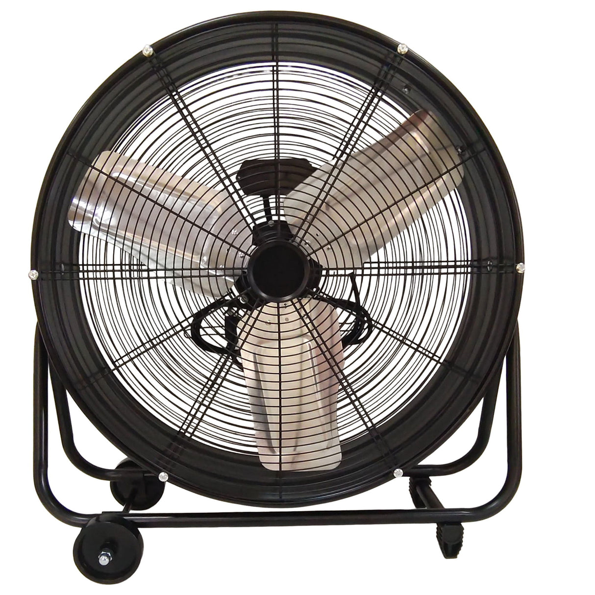 Drum Fan With Pure Copper Wiring Motor And Blades - Black