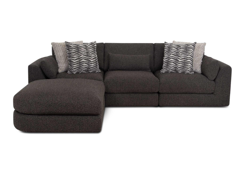 Laney Sofa w/ Ottoman - 93804x2+93803+93819