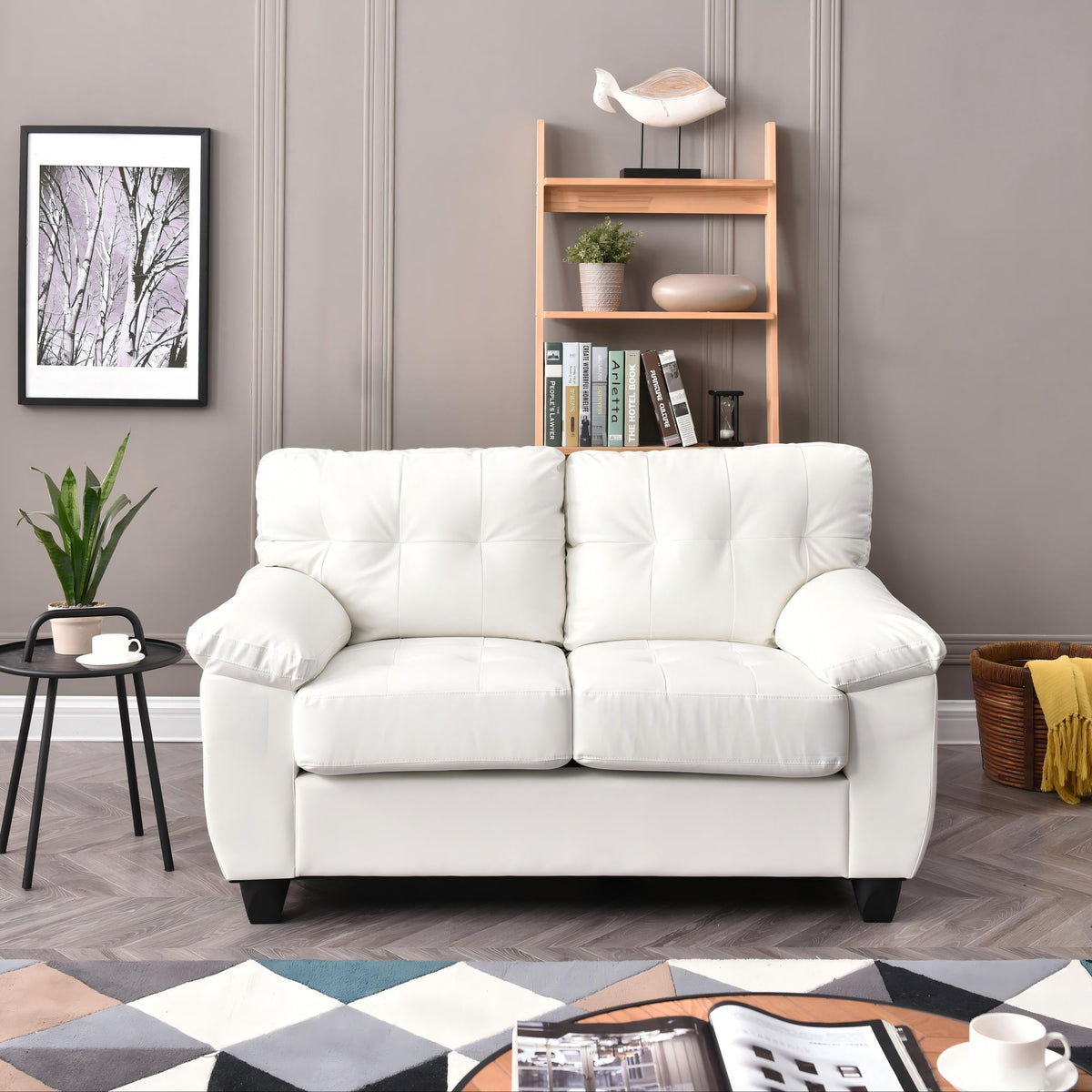 Gallant - Loveseat - White