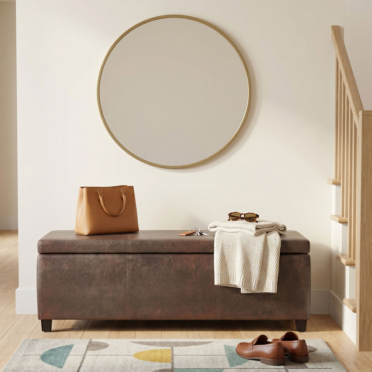 Avalon - Contemporary Storage Ottoman Bench