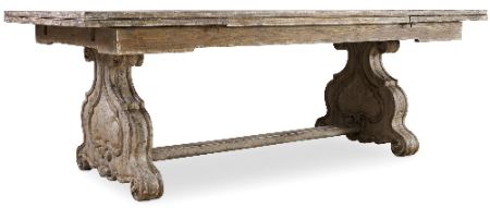 Traditional Refectory Rectangle Trestle Dining Table - 5350-75206