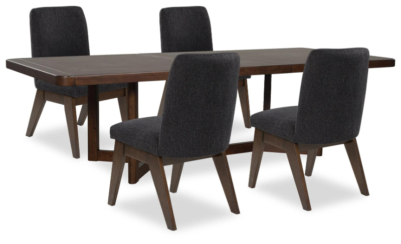 Kendamor Dining Group w/ 4 Chairs - D857-35+D857-01x4