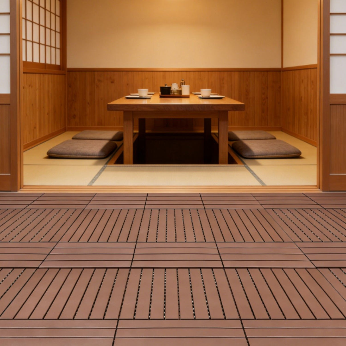 Interlocking Deck Tiles For Outdoor Patio