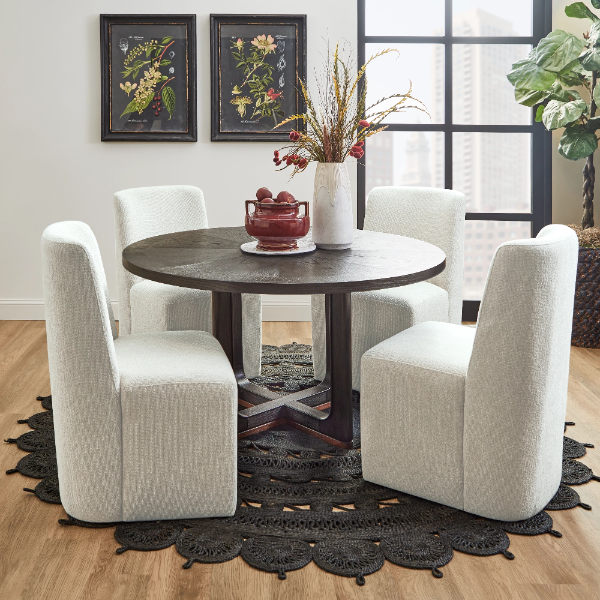 ZFLEXST W1027-840 WATERFALL UPHOLSTERED DINING CHAIR - W1027840