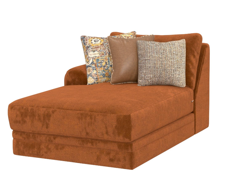 CORF 4105LF-GL5A STIPPLE BRICK LAF CHAISE - 4105LF-G