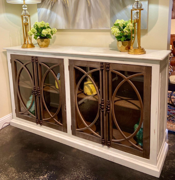 FISH CONSOLE NERO WHITE ASHE DOORS MIC-177-FCG NASH - M450