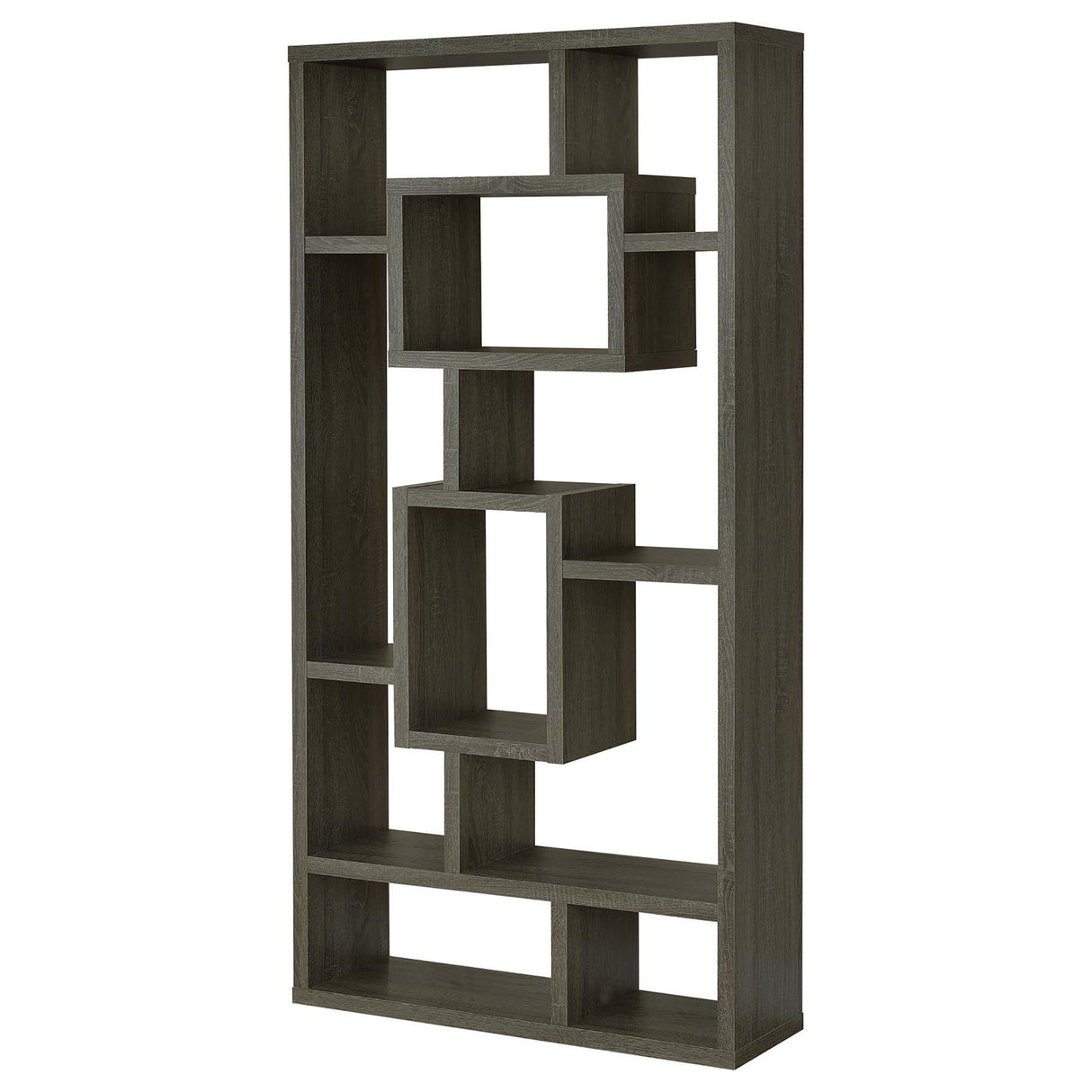 10 Shelf Open Back Bookcase