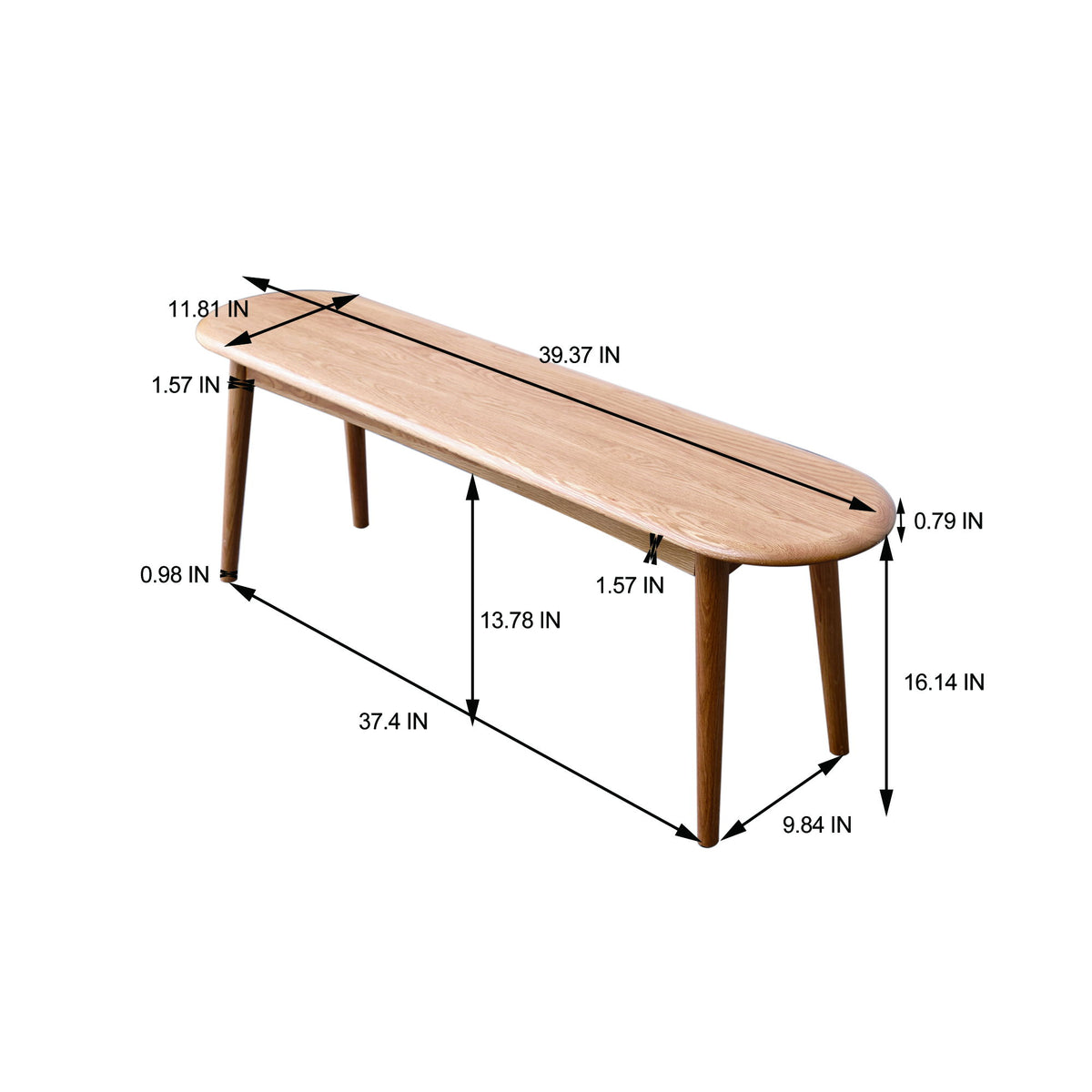 Dining Bench, Table Bench For Living Room