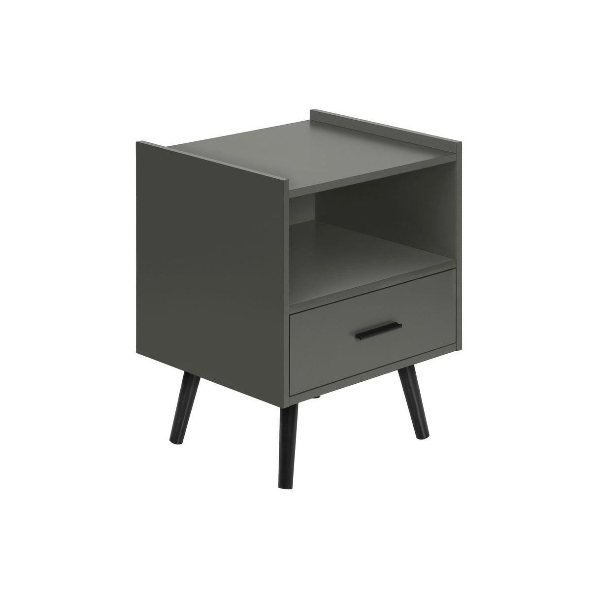 Modern Accent Table With Storage Drawer