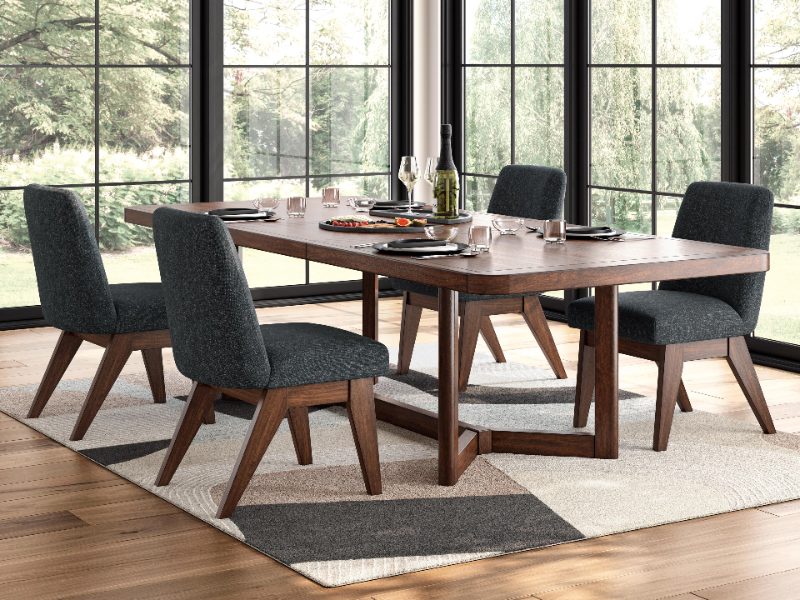 Kendamor Dining Group w/ 4 Chairs - D857-35+D857-01x4