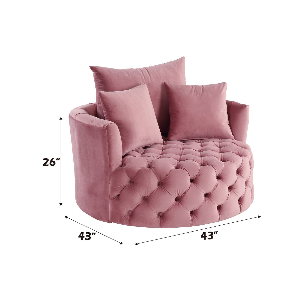 Zunyas - Accent Chair With Swivel